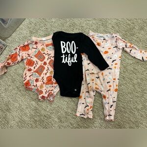 Halloween Baby Onesies and Pajamas Set